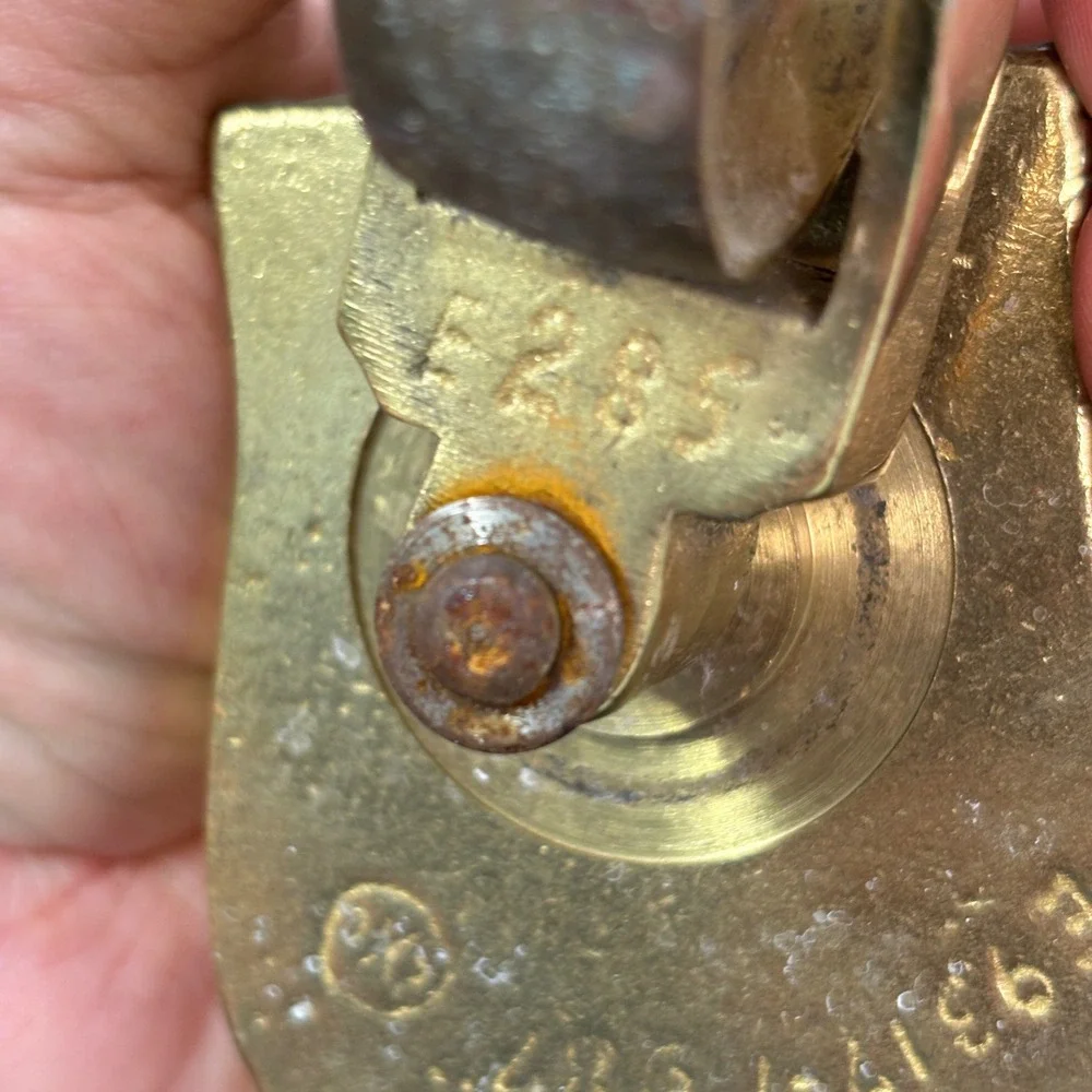 Vintage Furniture Casters OS Gold Brass Lion Paw Feet F285 Set of 4 Home Decor - Picture 9 of 16